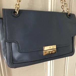 Tory Burch Leather Handbag - Blue & Beatiful!